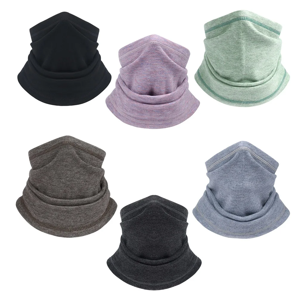 
2020 new arrived fleece neck warmer reversible autumn winter neck gaiter tube ear warmer headband face bandana for woman 