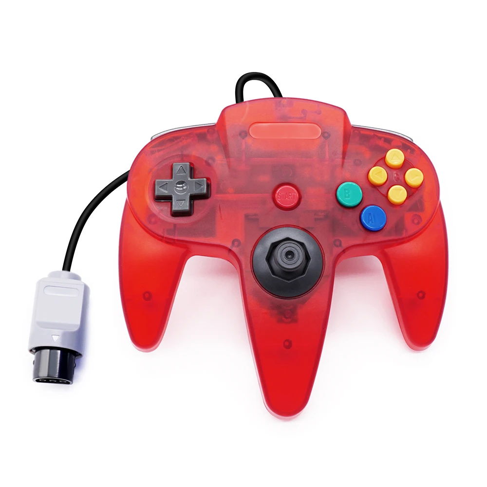 N64 Controller Joystick Gamepad transparent shell for classic Nintendo 64 Games Console