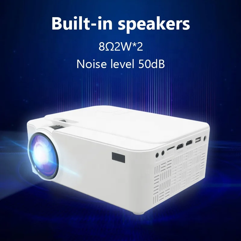 China OEM ODM Smart Mini Multimedia Projector LCD Portable Projector WiFi Android Projector With Auto Correction