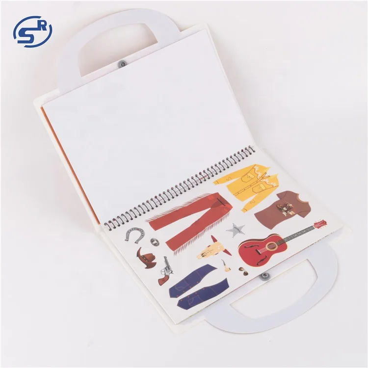 
Sunrise Accept Custom OEM Paper Colored Model Fashion Design Book 