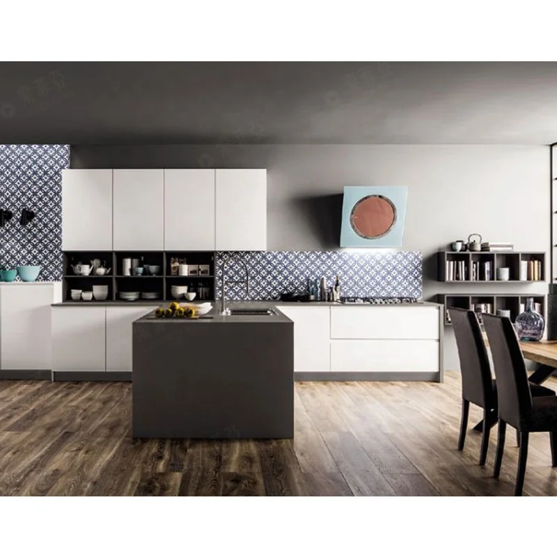 SUOFEIYA Hot Sale Kitchen Full Set Furniture Cabinet Set Frameless Carbon Fiber Bahrain Kitchen Cabinet