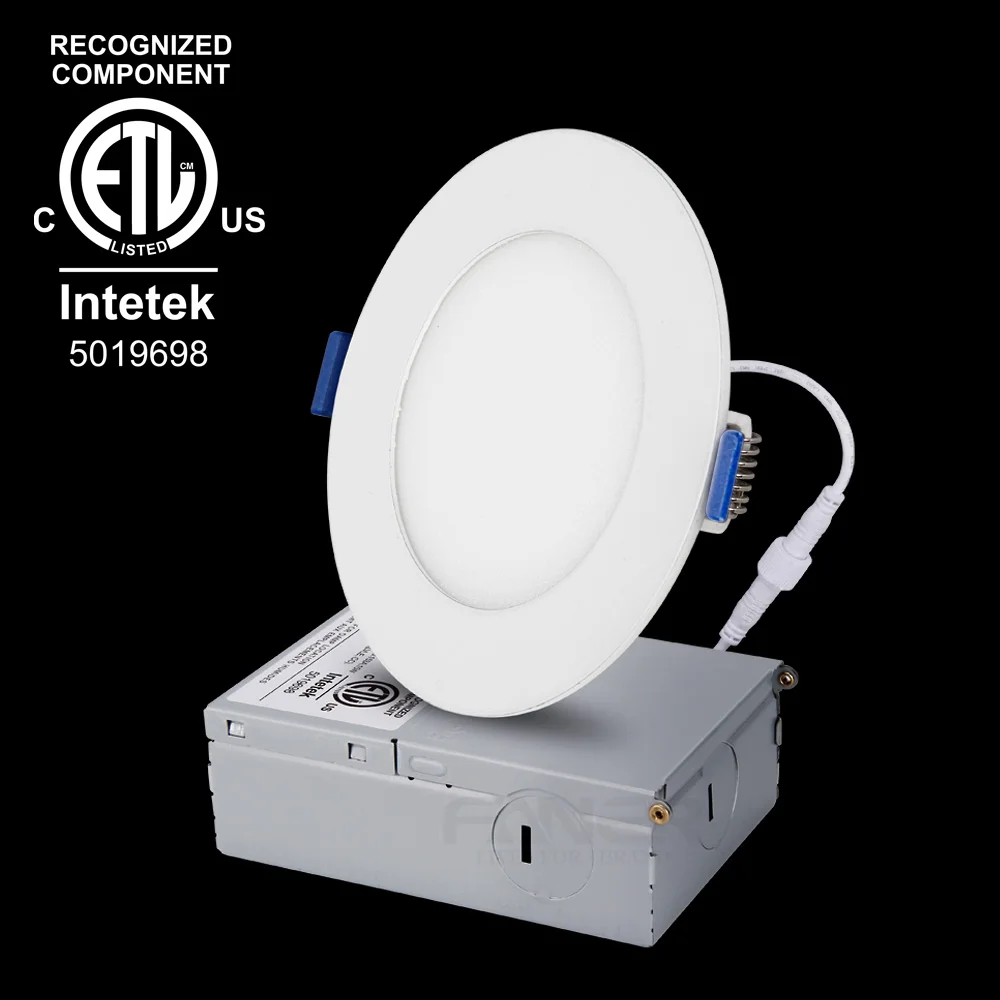 
Amazon Top Selling ETL Certification 170mm 6 Inch Retrofit Led Recessed Slim Panel Light 