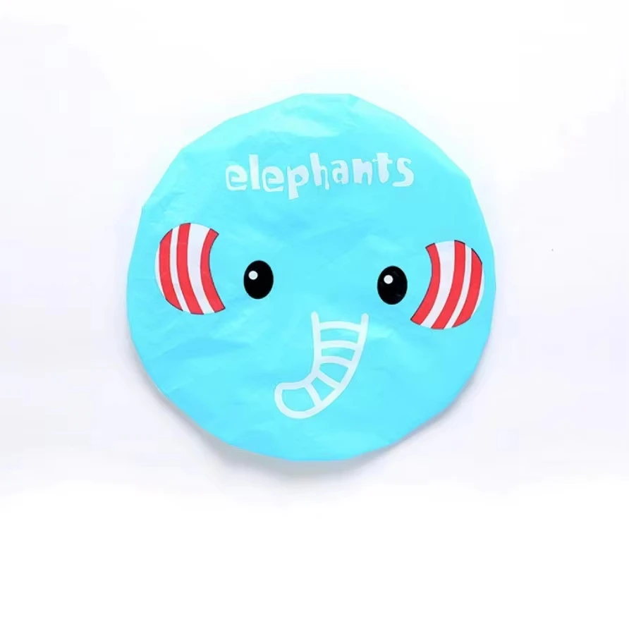 Hot Selling Cartoon Lovely Animal Waterproof Shower Cap Children Durable Shower Hat