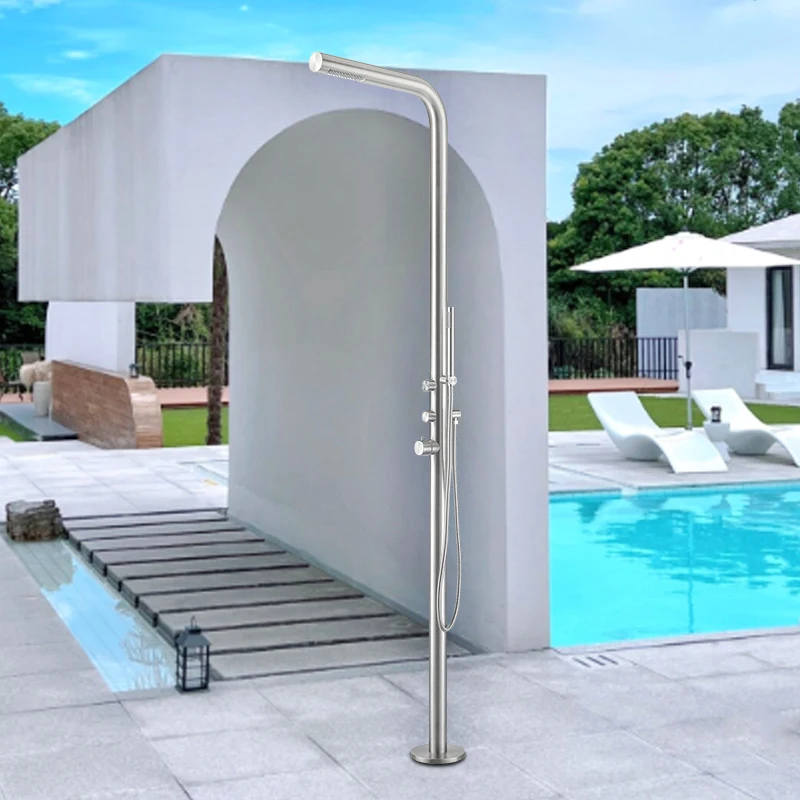 Hot sale garden beach pool shower set garden hand shower set for swimming pool beach garden