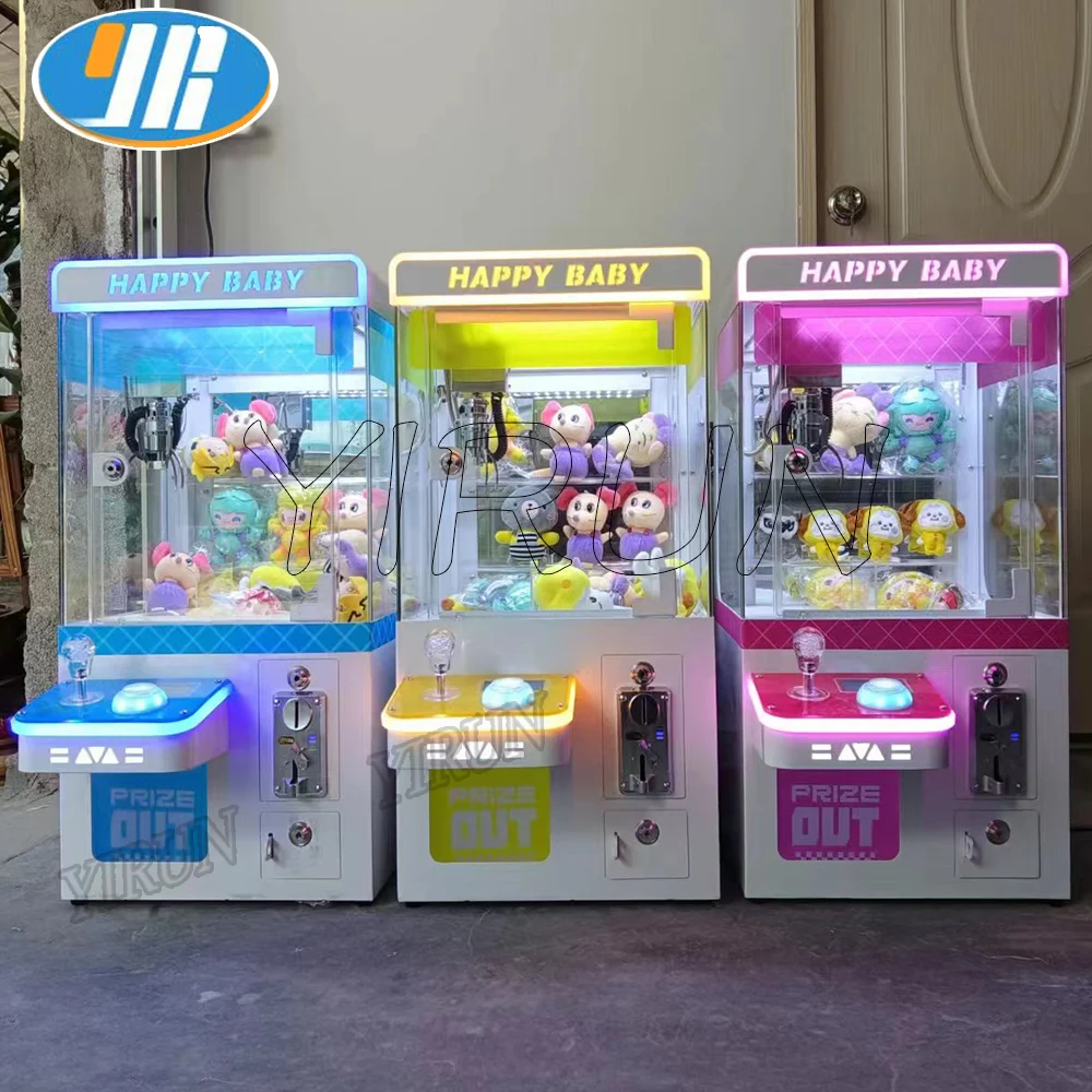 Wholesale Commercial Small Doll Catching Machine Coin Operated maquina de garra Mini Claw Crane US Plug Countertop Gift Machine