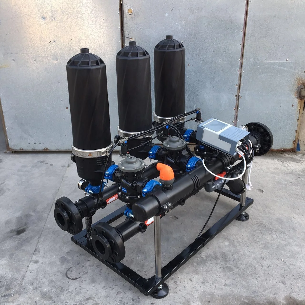 Agricultural system water filter controller automatic back flush cleaning 3 inch irrigation disc filter