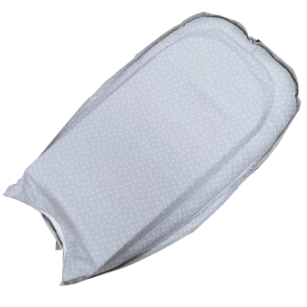 Portable Newborn Co Sleeper Infant Bassinet Mattress Soft Breathable Cotton Baby Lounger Nest