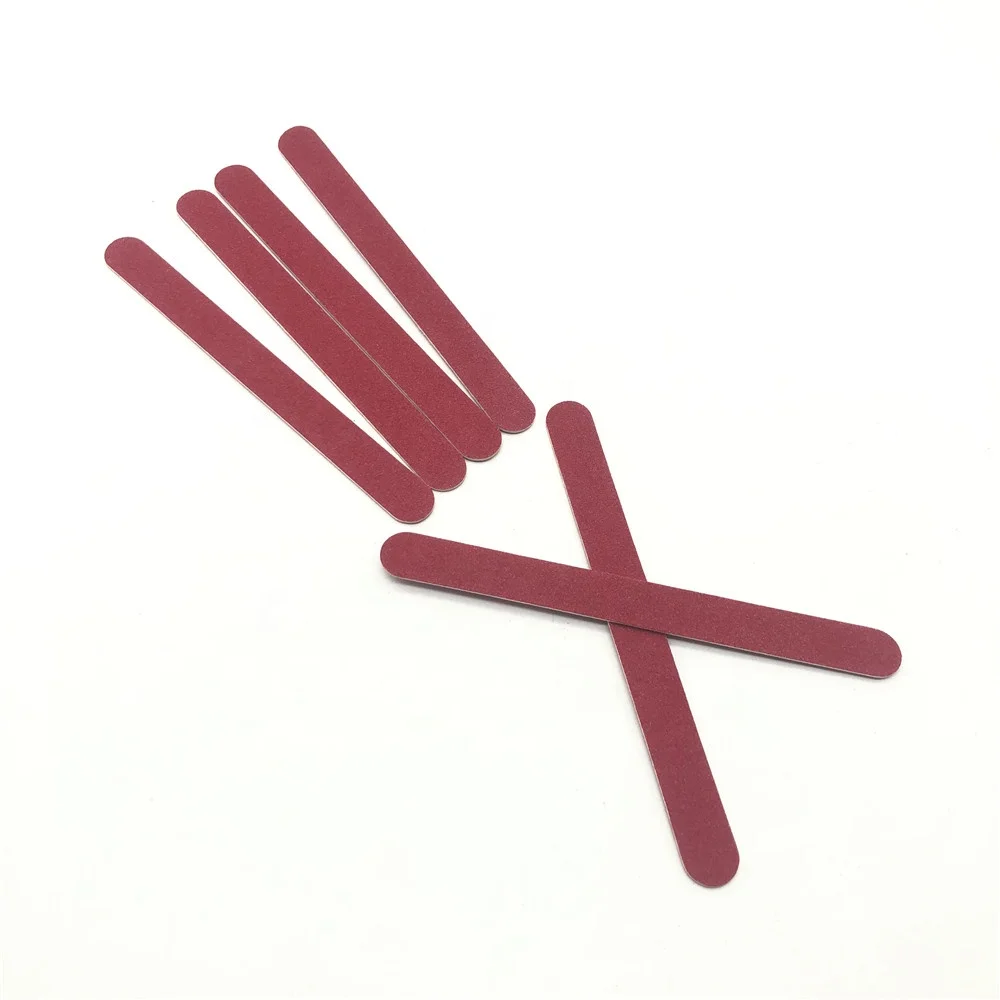 Thin Nail File Professional 100180 Pedicure Tool Custom Wooden Nail File