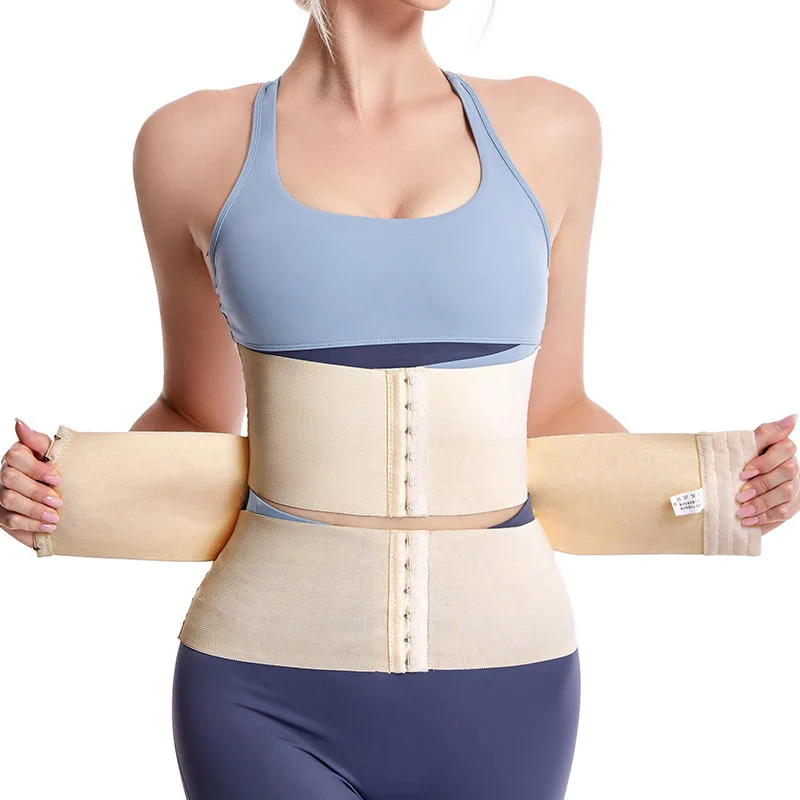 Women Waist Trainer Corset Binder Shapers Tummy Wrap Body Shapewear Slimming Belt Flat Belly Workout Postpartum Girdle