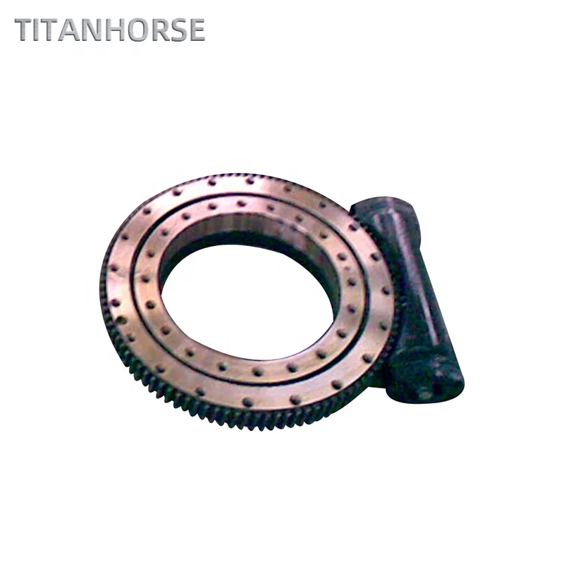 Лучшая цена из чугуна с шаровидным графитом гидравлический червячная передача поворотный привод с двигателем постоянного тока