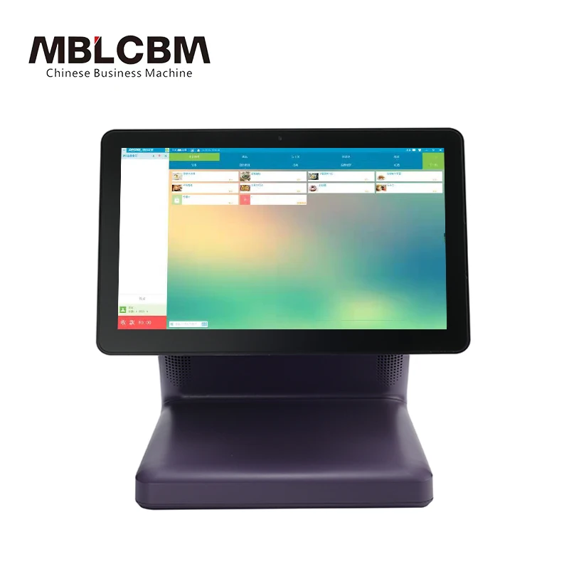 15 6 дюймов сенсорный экран монитор емкостный POS Android 13 заказ Ресторан кассовый аппарат pos машина sstelestes кассовые
