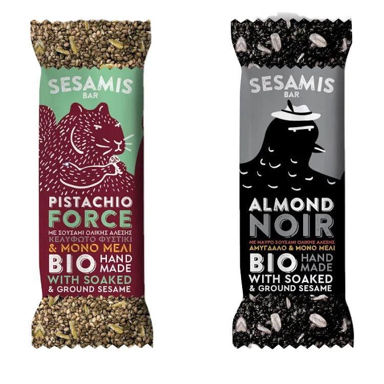 Customized back sealed chocolate bar bag aluminum foil powder protein snack bar packaging bags