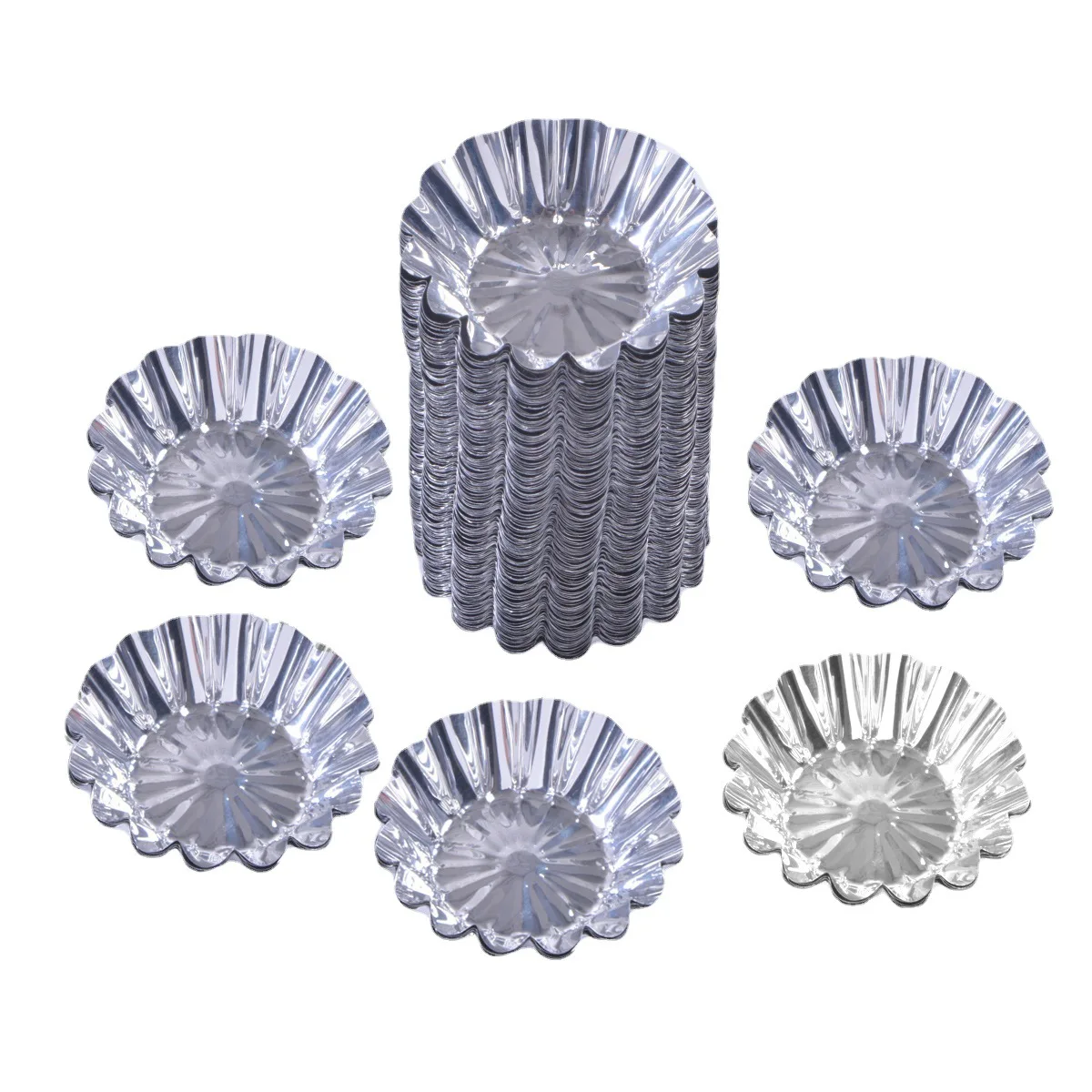 Hot Selling mix Size Cake Muffin Moulds Aluminum Tart Mold Tins Pans Non-stick Cupcake Pudding Baking Cookie Mould