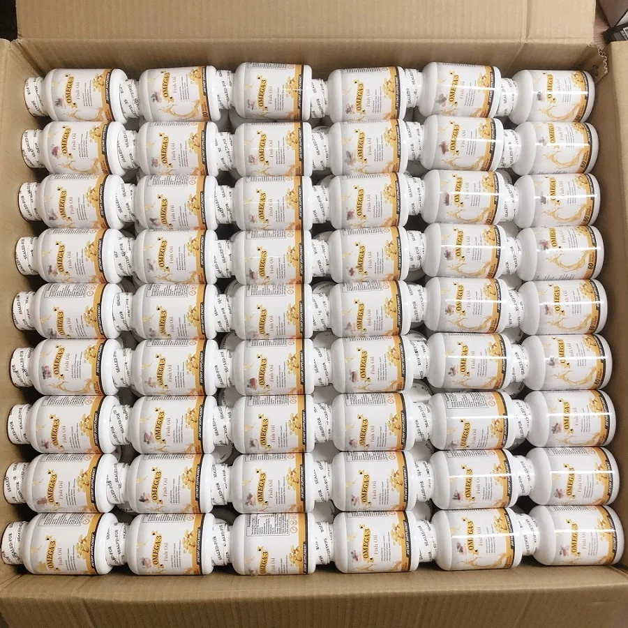 Manufacturers Wholesale  Natural 1200mg Omega 3 Fish Oil  Best Price Halal   Softgel Supplements Refined For Skin&Immune Health