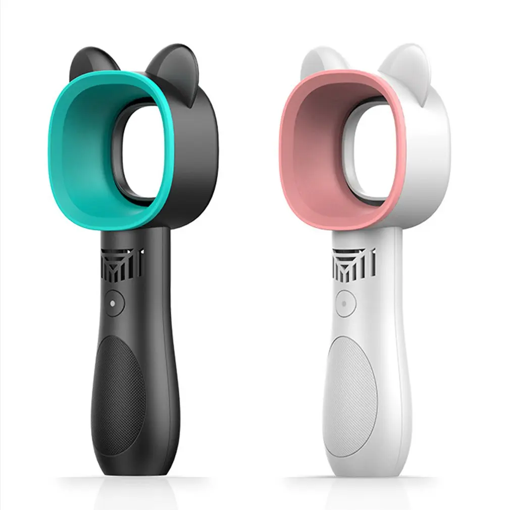 Portable leafless fan favorite for students, girls, and children, with cat ears