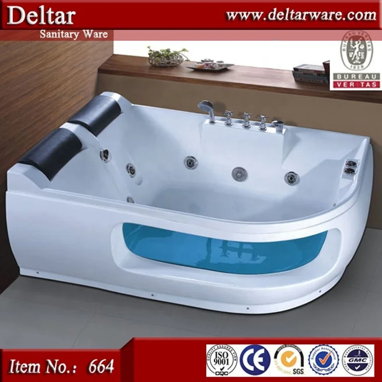 Acrylic Bathtub with Tv, Inflatable Bathtub for Adults Modern Colored Bathtubs, Coffee Color Bathtubs Massage Corner One Person