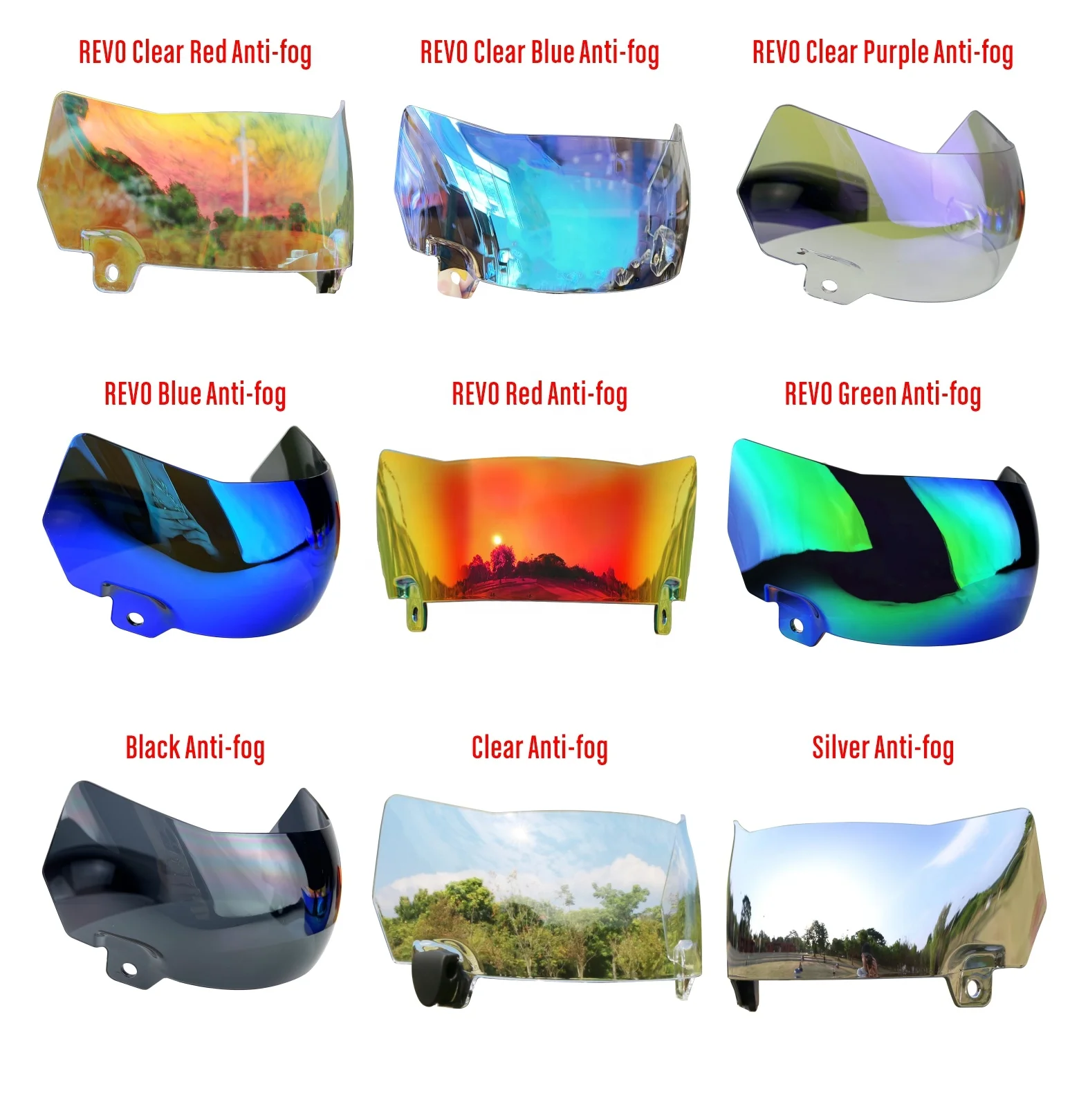 New American Football Visors for Adult Speed Flex Helmet Rugby Eye Shield Visors Anti-fog Facemask F7