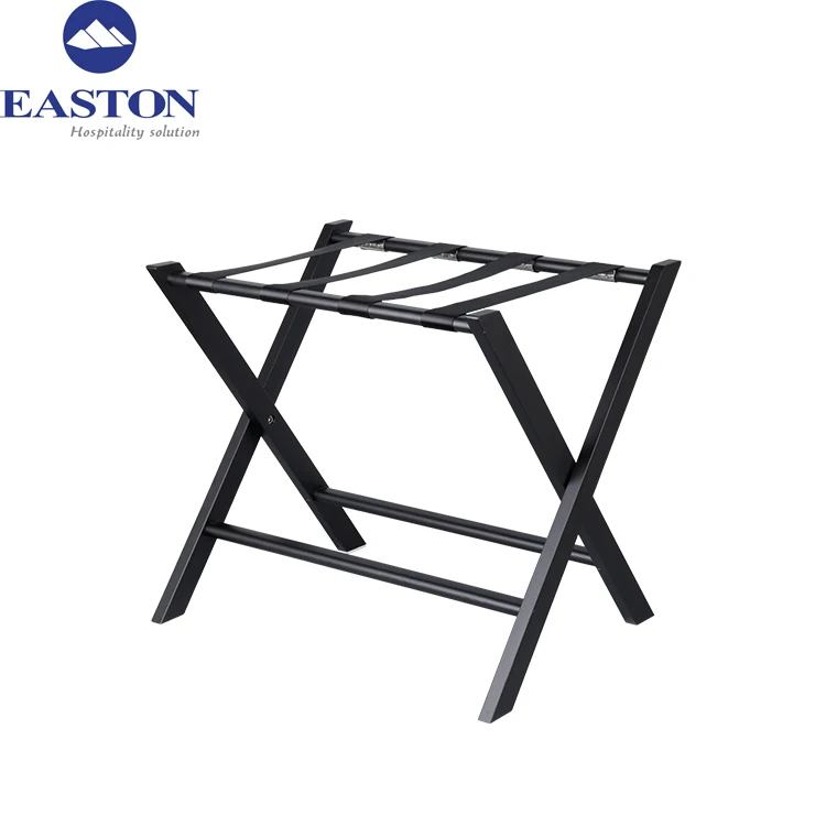 2021 Modern Hotel Room Folding Luggage Rack Suitcase Stand Steel Luggage Stand
