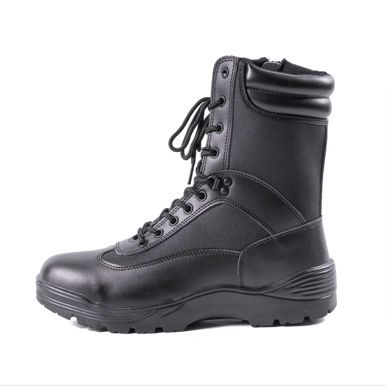 Light Weight Boots With Zipper Oil Resistant PU Outsole Boot Outdoor Training Boot