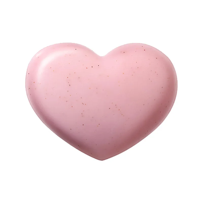 Deep Cleaning Pink And Tender To Remove Black Essential Oil Soap, Honey Powder Tender Pp Heart Shaped Soap