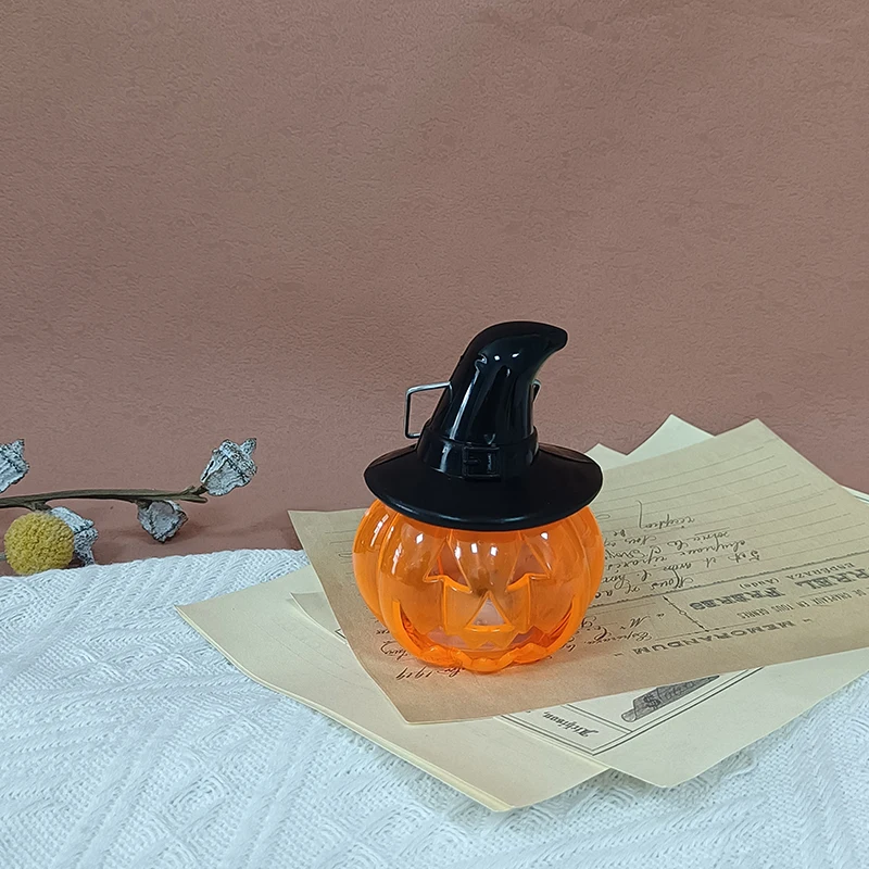 2024 Hot Selling Halloween Thanksgiving Decoration Pumpkin Light jack-o-lantern Mini Hand LED Lantern Horseshoe Light