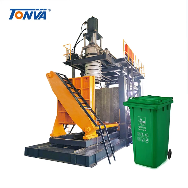 plastic garbage can with wheels automatic making machine  extrusion blow molding machine