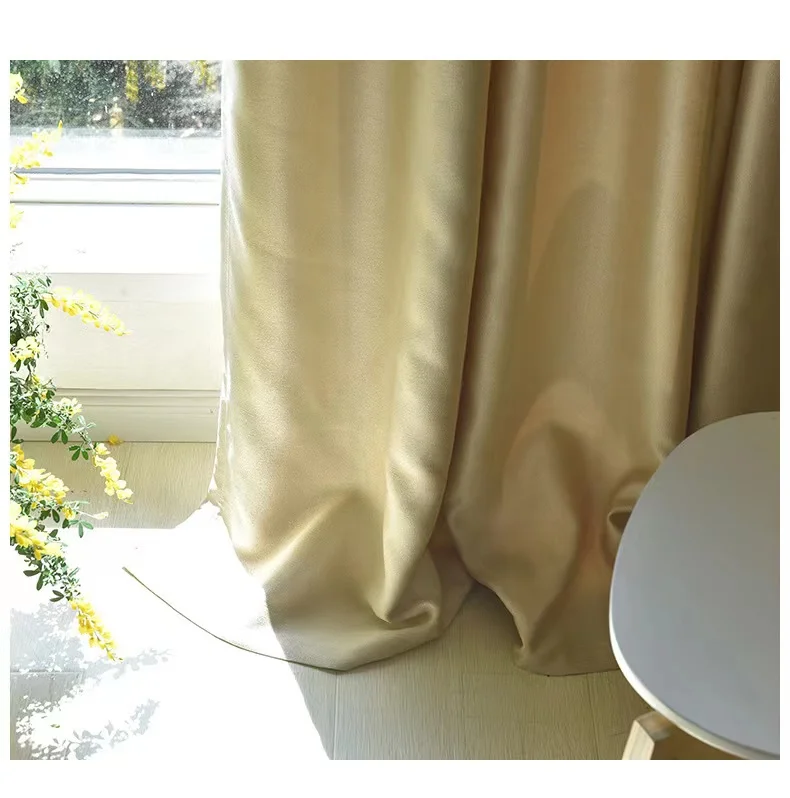 Classic Style Black Out Curtain Fabric Embossed Suede Curtain Fabric Roll Curtain Fabric Sale