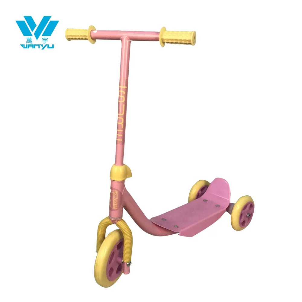 new 4 wheels led girl boy kick toy scooter baby adjustable foldable children foot scooter