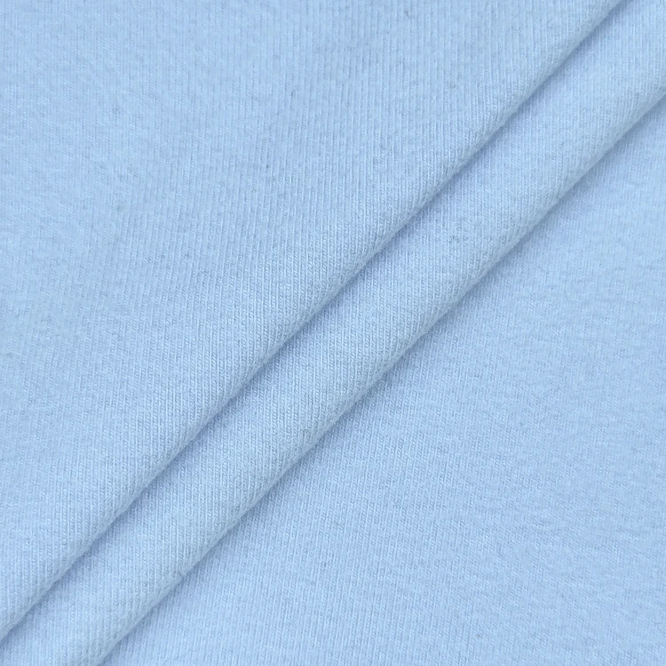 Hot Sale Stretch Knitted Ribbed Cotton Fabric For Kids, Soft Hand Feel Solid Bamboo 1*1 Rib Fabric/