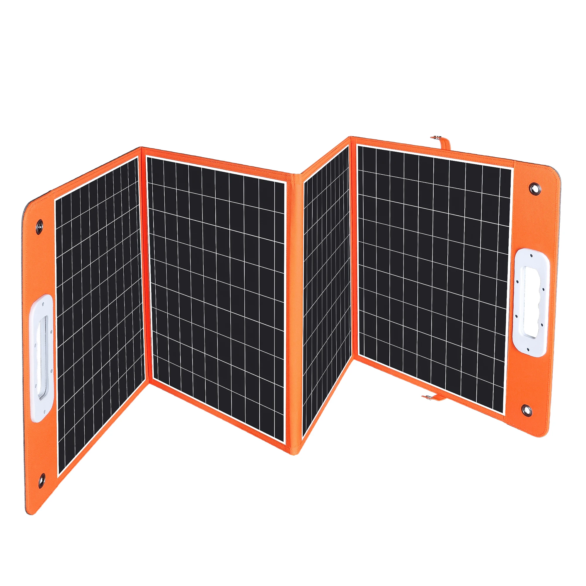 Wholesale 100W 200W Popular Outdoor Camping Solar Panel 18V Portable Flexible Foldable USB TypeC DC Port Solar Generator Energy