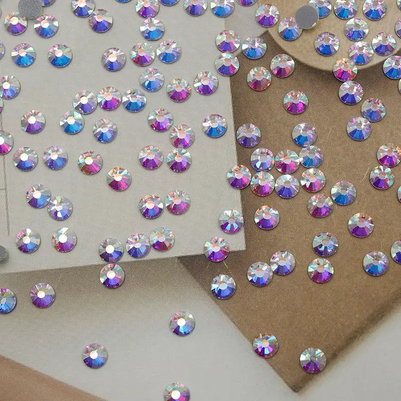 Paso Sico 12 Cuts Cheap ss10 AB Flat Back Custom Rhinestone Transfer for DIY Crystal Evening Bags Garment DIY Design