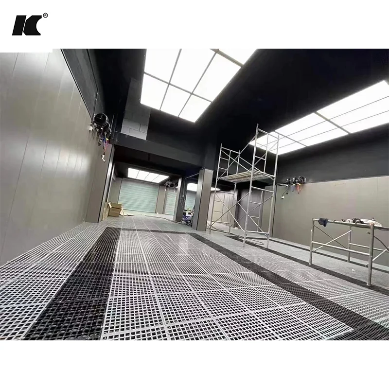 Eco-Friendly PVC Material Slip Resistant Car Repair Workshop 20 mm Thickness Cheap Interlocking Garage Tiles Flooring