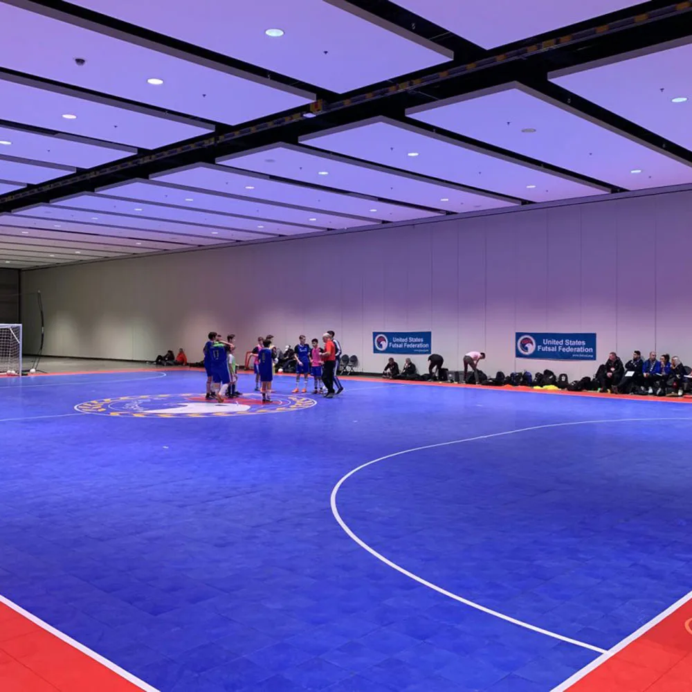 Professional Interlocking PP Materials Futsal Court Flooring