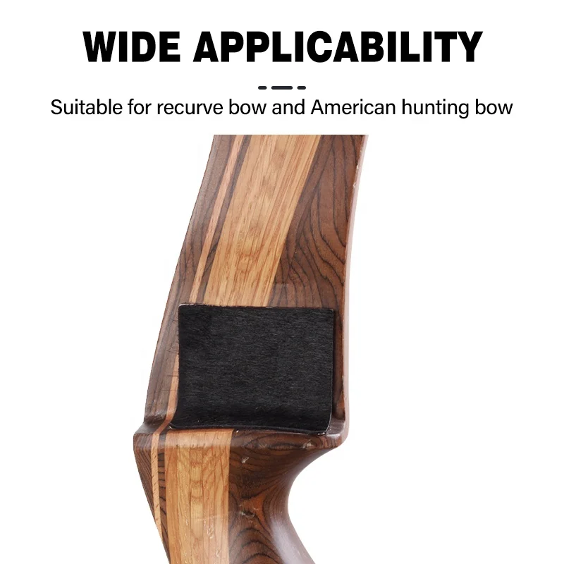 Archery Arrow Rest Fur Traditional Recurve Bow Mongolian Longbow Protective Accessories Set Practice Training Equipments