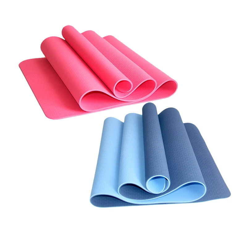 Tpe Yoga Mat Custom Logo Exercise Mat Yoga Accessories Non Slip Yoga Mat Eco Friendly