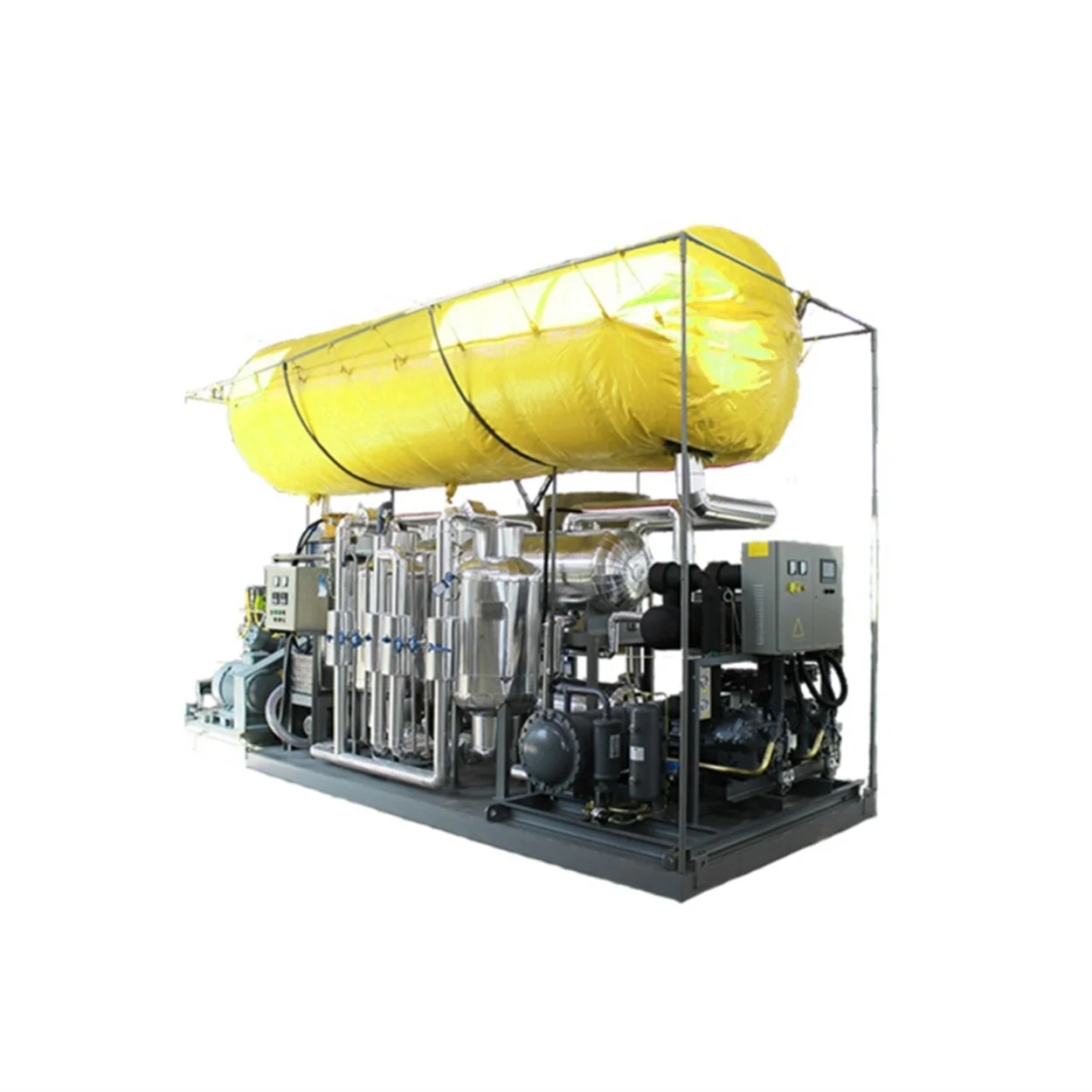 Высокой Чистоты CO2 установка для извлечения 99.8% чистоты дымовых газов VPSA машина переработки стали конвертер газа