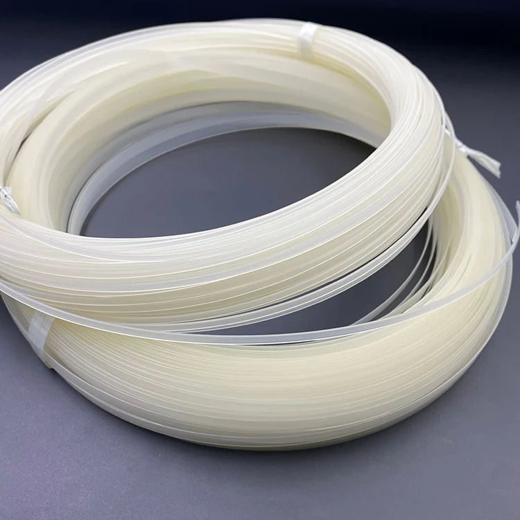 Milky White Plastic Collar Stay Plastic pvc Collars Transparent Plastic Bone
