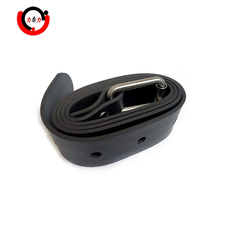Heavy duty rubber weight belt for free diving and spearfishing