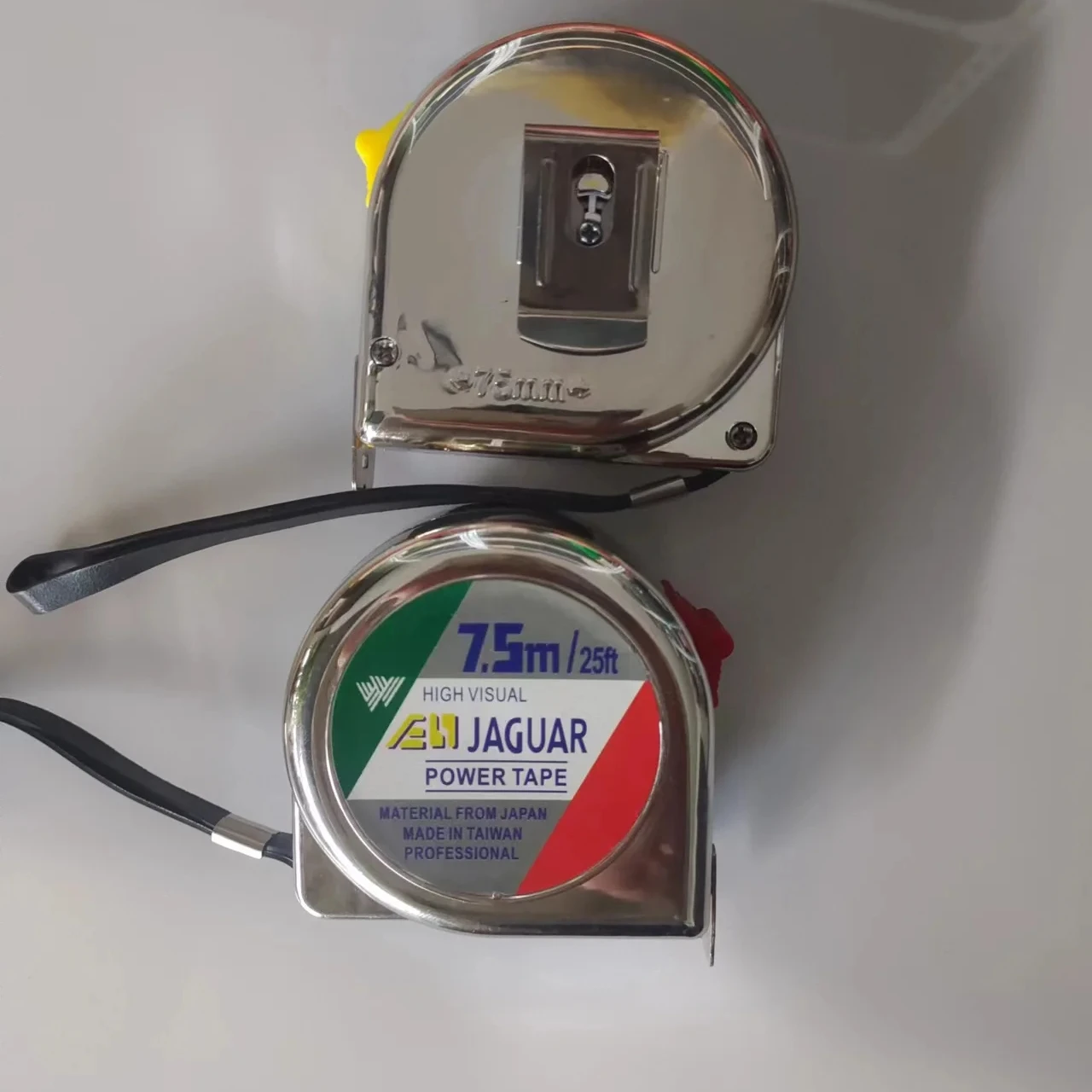 Silver plated metal core tape measure ABS color matching anti-drop rule shell wear-resistant double-sided scale 3M5M7.5M10M