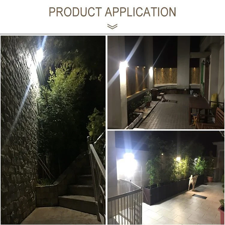 Solar Security Lights Solar Motion Sensor Lights Wireless IP 65 Waterproof Outdoor Lights for Garden Fence Patio Garage