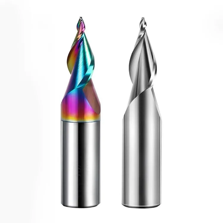 Jinchuan Good Quality Advertising Engraving Milling Cutter Mini Word Engraving Bit carbide end mill For Acrylic router bits