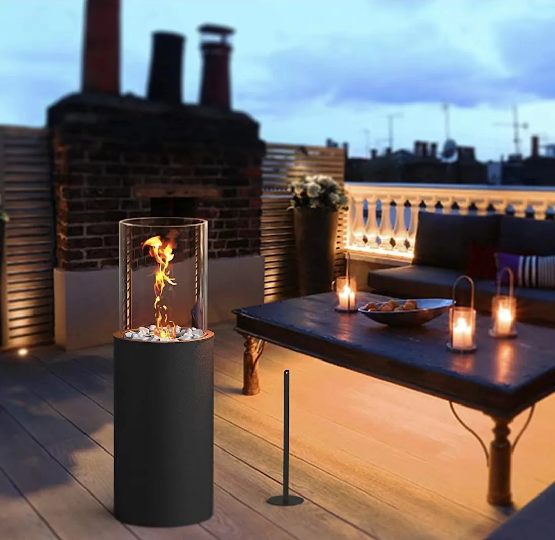New design Portable table fireplace bioethanol Burner Table fire smores maker indoor outdoor fire pit