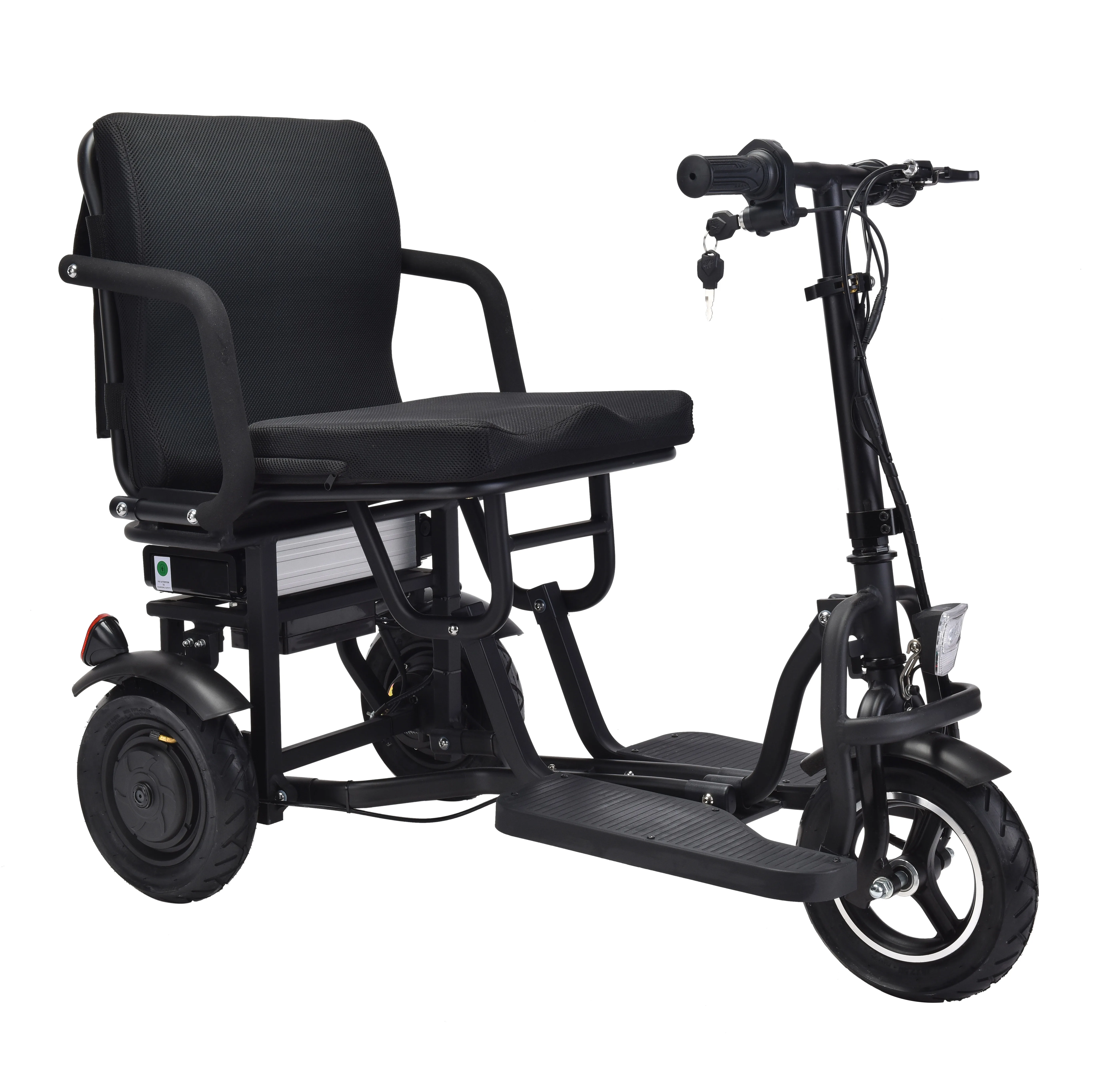 2022 New Easy Folding Mobile Scooter Compact Lightweight Portable Mini 3 Wheel Electric Mobility Scooter for the Elderly