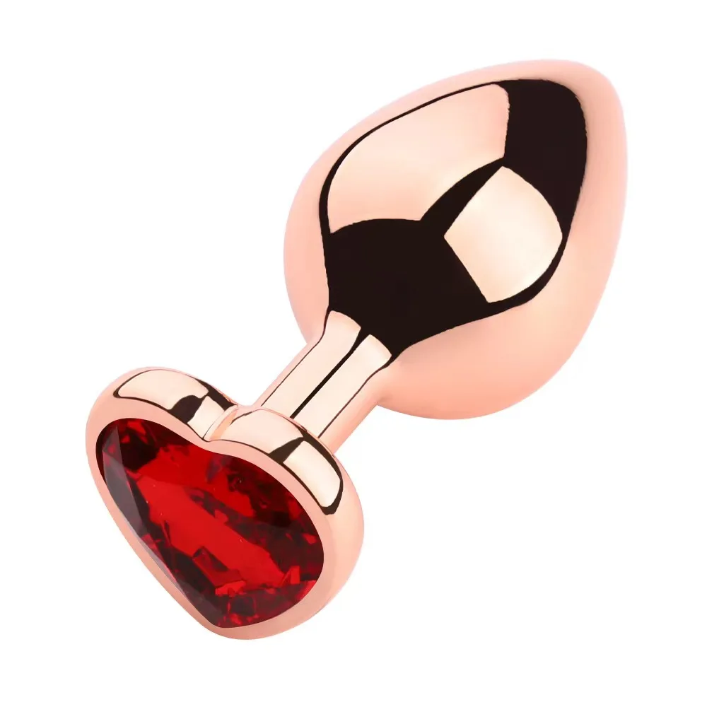 Best Choice Steel Bondage Anal Butt Plug With Heart Shape