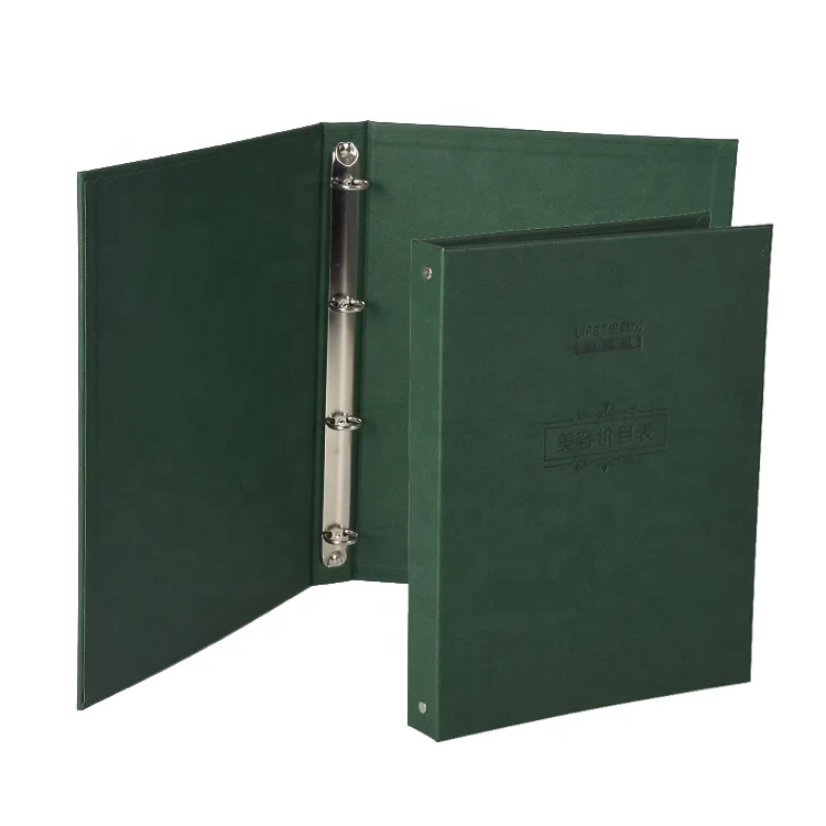 High Quality Custom Material Printing Logo 4 Rings Binder Wholesaler Price Personal Ring Binder For Office And School