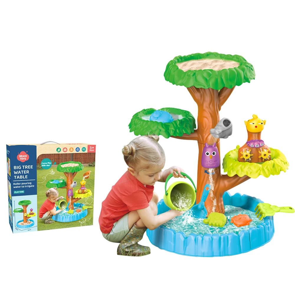 Tiktok trending 2023 New Summer Kids Sand Play Toys Eco-Friendly Plastic Sand and Water Filled Table Toy for Kids