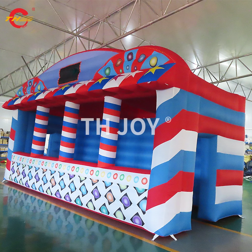 6x2.5m High Quality Inflatable Carnival Booth inflatable carnival games booth tent