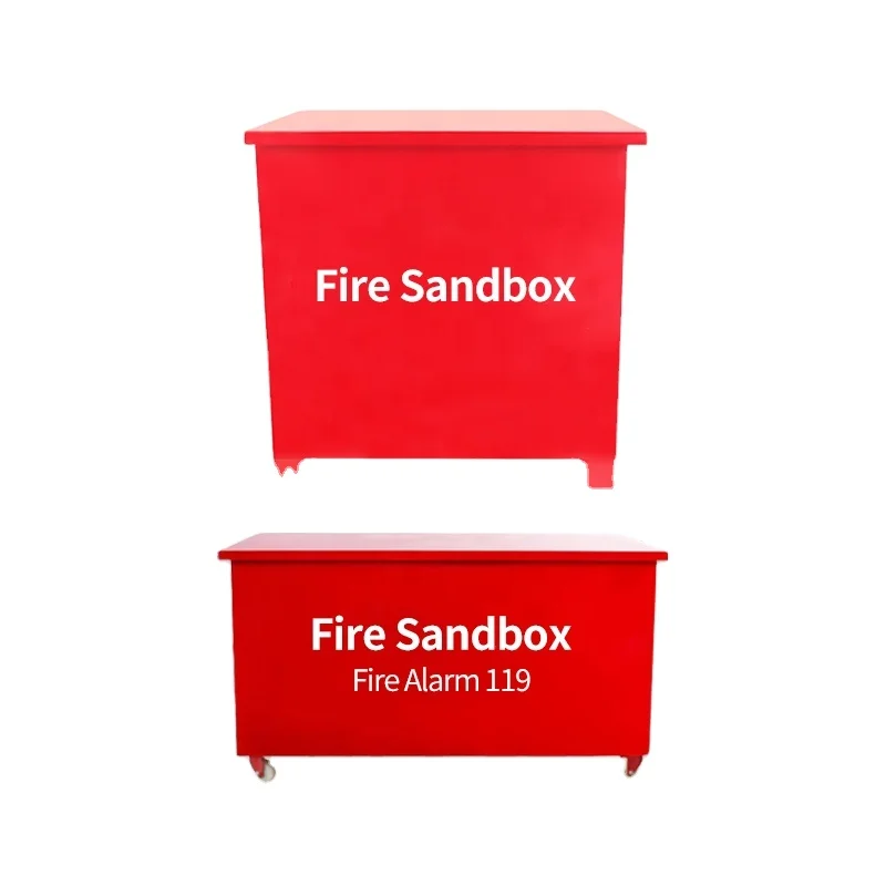 Factory Good Quality Rescue Equipment Red Fire Sand Box for Fire-Fighting