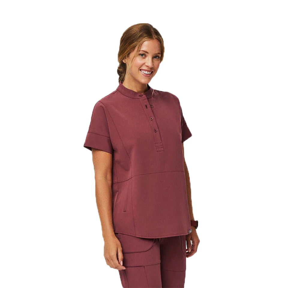 Wholesale Stretchable Medical Scrubs Uniforms Sets Nurse Joggers High Quality Women Hospital Uniforms