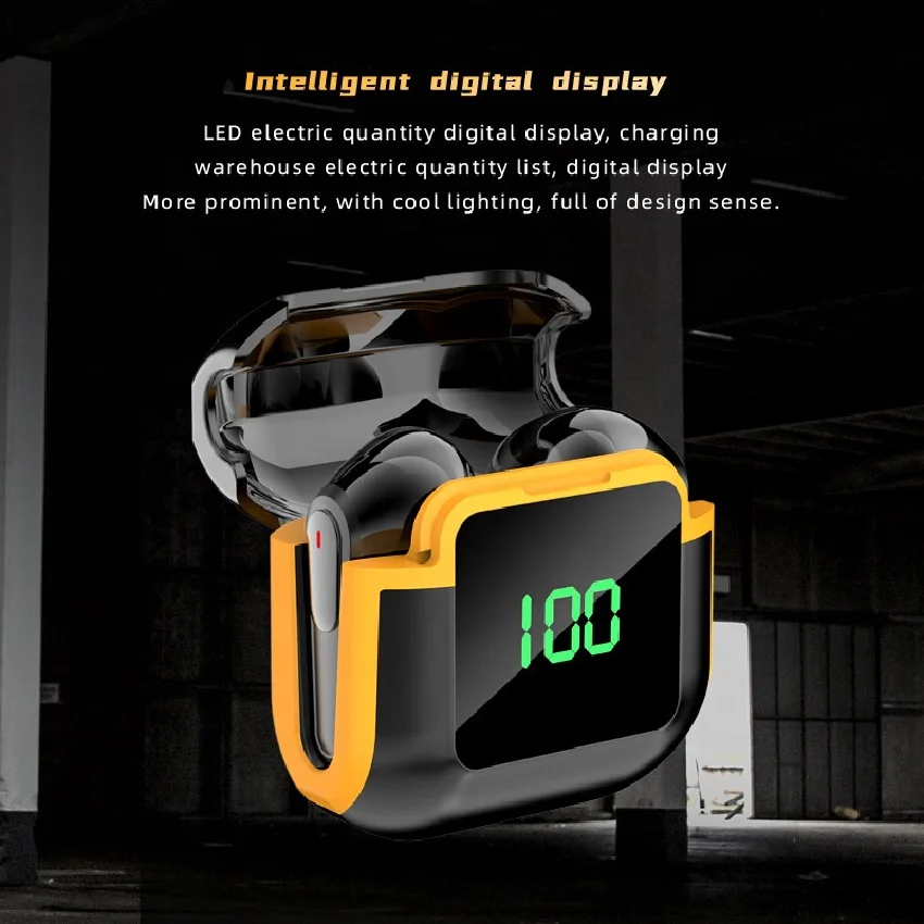 wholesale in stock stereo 200Mah true tws earbud wireless mini 9D bass led display earbuds y90 earphone